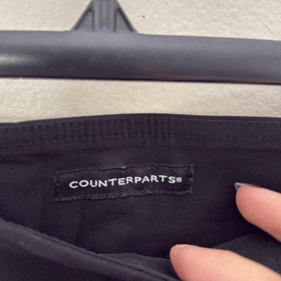 Counterparts Luxe Stretch Black Basic Trouser Pants Size 14 NEW! - Picture 3 of 7